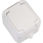 18304 - NEMLİYER KAPAKLI T.PRİZ IP44