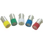 BA9S220S - LED BUTON AMPUL 220V SARI