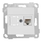 22001360101 - RİTA BEYAZ Mek+Tuş Data Prizi 1*Rj45 (Cat5e)