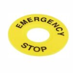 ED60 - 60MM ACİL STOP ETİKETİ