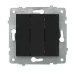 600000217254 - GRANO METALİK SİYAH ÜÇLÜ ANAHTAR