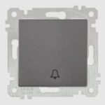 22004070295Z - RİTA FÜME Mek+Tuş Zil Anahtarı (Vidalı)